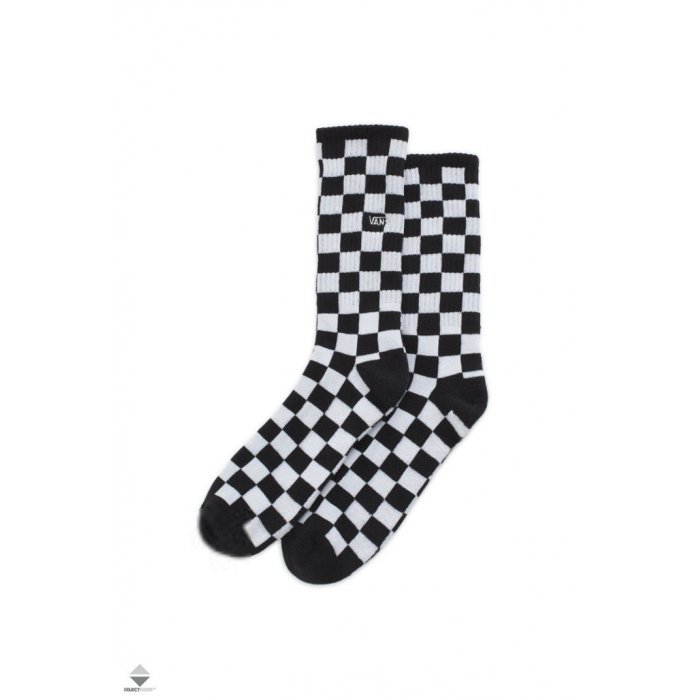 Vans Checkerboard Crew Black/White chaussettes - Freeride Attitude Vans Checkerboard Crew Black/White chaussettes - Freeride Attitude