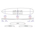Surfpistols duke longboard 9' Rigide 2022