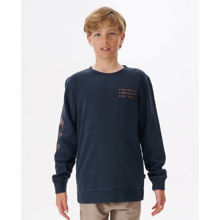 Rip curl cosmic tides logo crew pull enfant