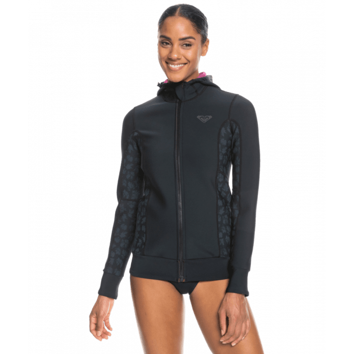 Roxy 1.0 Swell Series veste néoprène à manches longues et capuche femme 2023 Roxy 1.0 Swell Series veste néoprène à manches longues et capuche femme 2023
