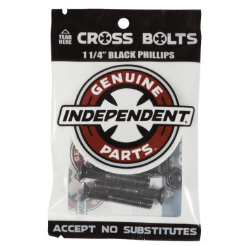 Independent visserie (jeu de 8) GP PHILLIPS 1.25 Black