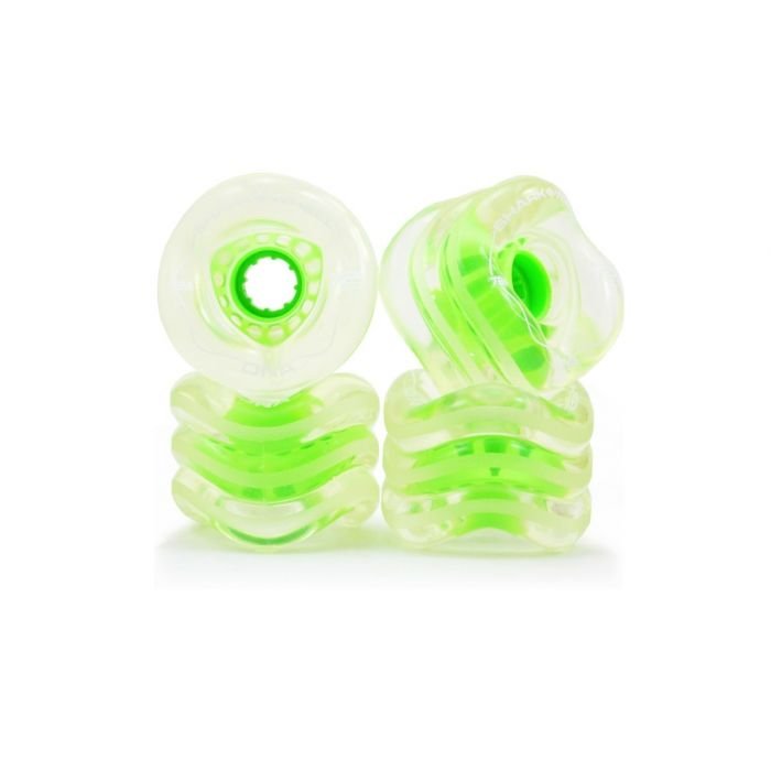 Shark Wheel roues California Roll clear 60MM 78A Green Hub Shark Wheel roues California Roll clear 60MM 78A Green Hub
