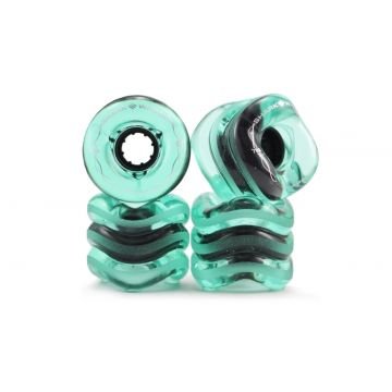 Shark Wheel roues California Roll clear 60MM 78A Transparent Emerald