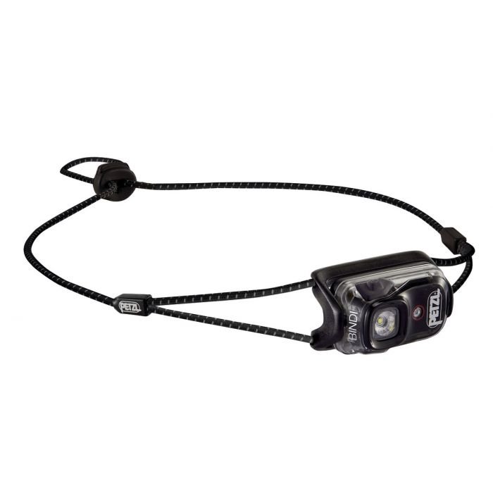 Petzl Lampe frontale rechargeable Bindi noire 2023 Petzl Lampe frontale rechargeable Bindi noire 2023
