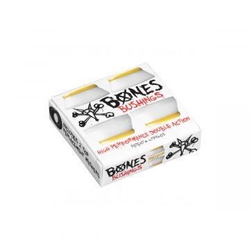 Bones Bushings (jeu de 4) Hardcore Medium 91A White