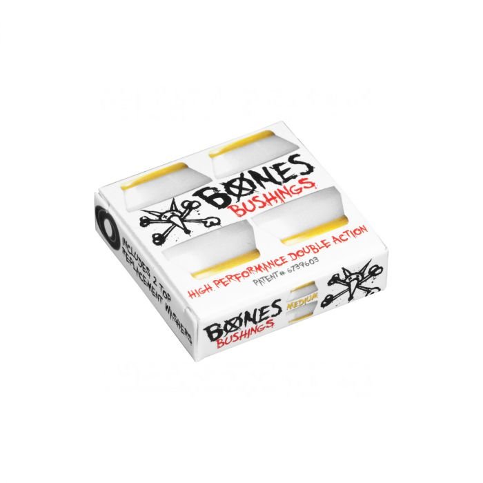Bones Bushings (jeu de 4) Hardcore Medium 91A White