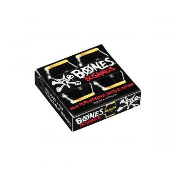 Bones Bushings (jeu de 4) Hardcore Medium 91A Black