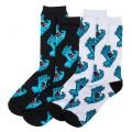 Santa cruz youth multi hand sock (2 pack) 2023