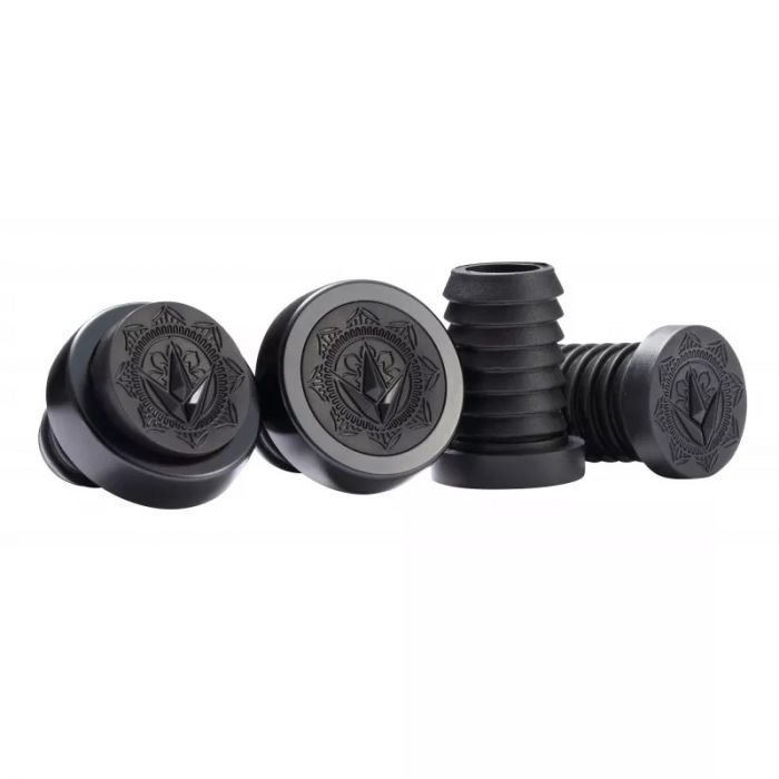 Blunt Bar Ends Halo Noir embouts de poignées de trottinette Blunt Bar Ends Halo Noir embouts de poignées de trottinette