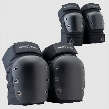 Protec Street Pads Genouillères et coudières adulte black