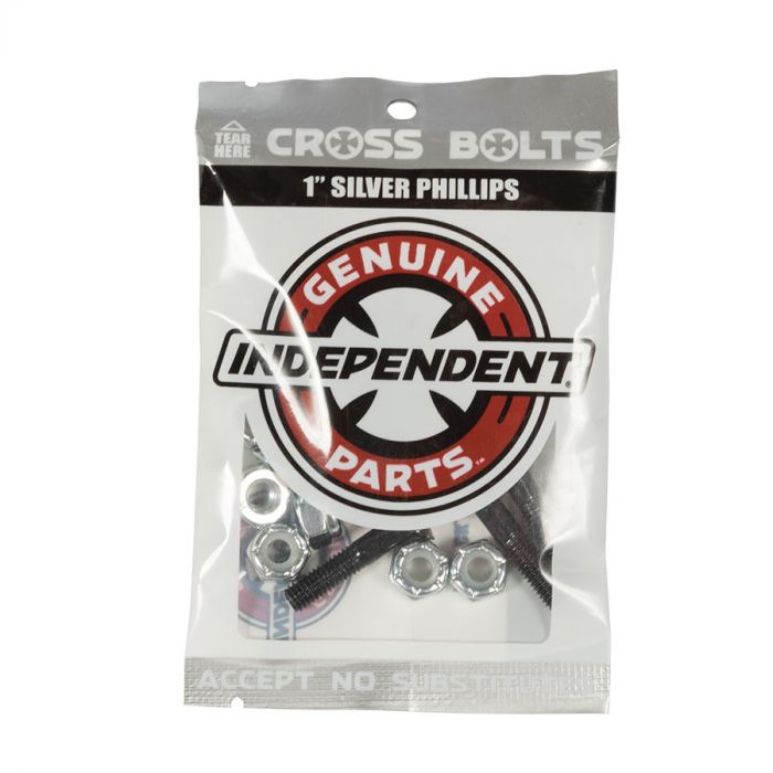 Independent visserie (jeu de 8) GP PHILLIPS 1 Black Silver Independent visserie (jeu de 8) GP PHILLIPS 1 Black Silver