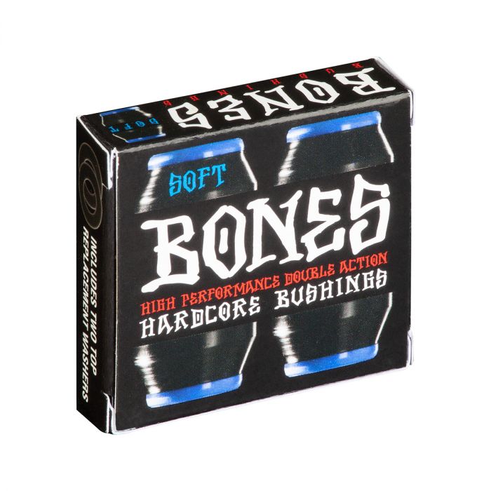 Bones Bushings (jeu de 4) Hardcore Soft Black
