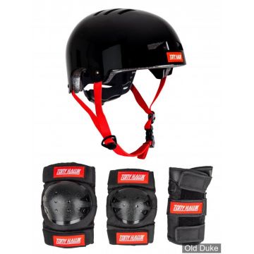 Bullet tony hawk casque et padsh24 4-8ANS BLACK/RED
