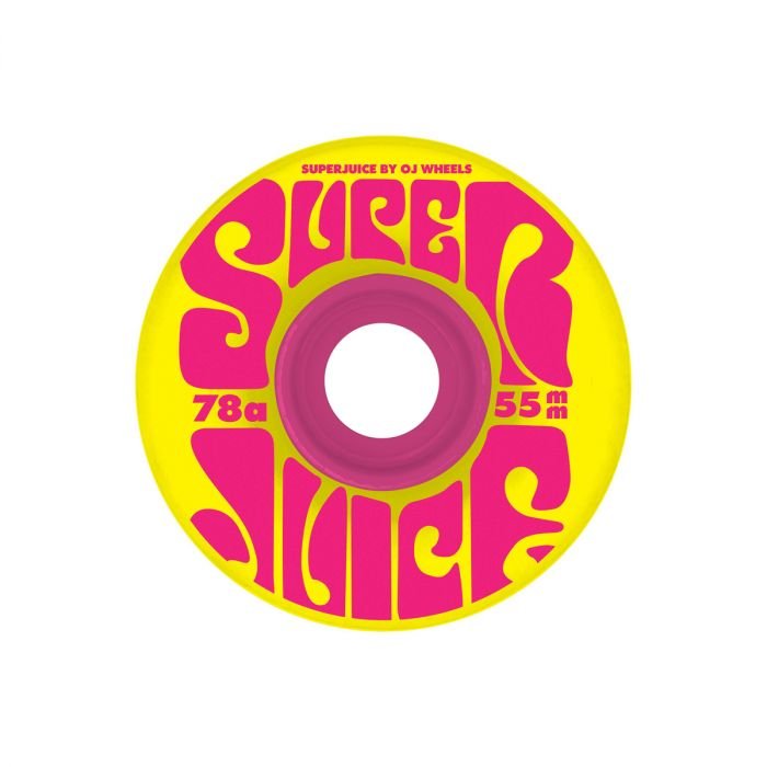 OJ Roues Mini Super Juice Blazing Yellow 78A 55 MM
