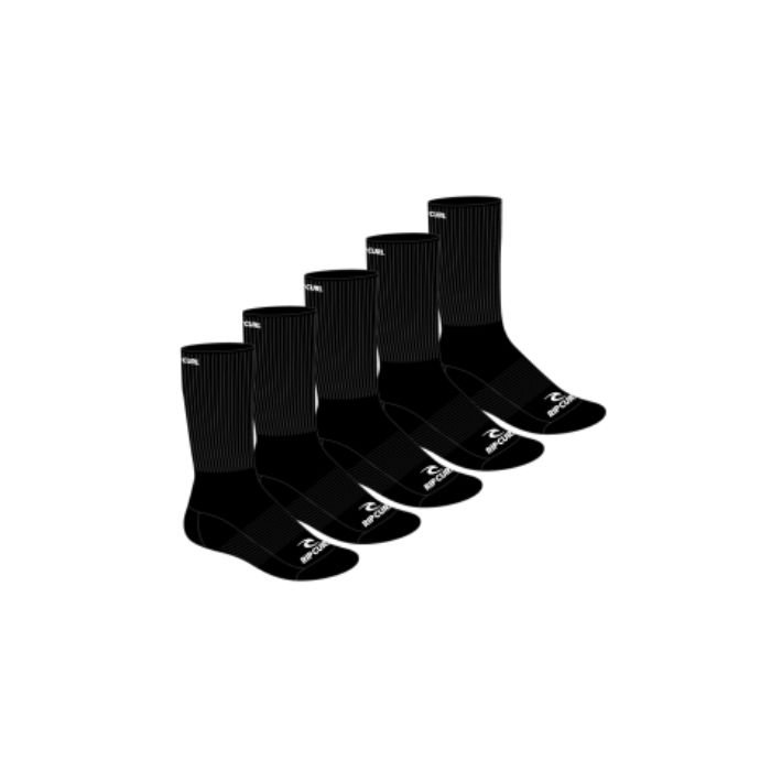 Rip curl brand crew sock 5-pkh25 CHAUSSETTES Rip curl brand crew sock 5-pkh25 CHAUSSETTES