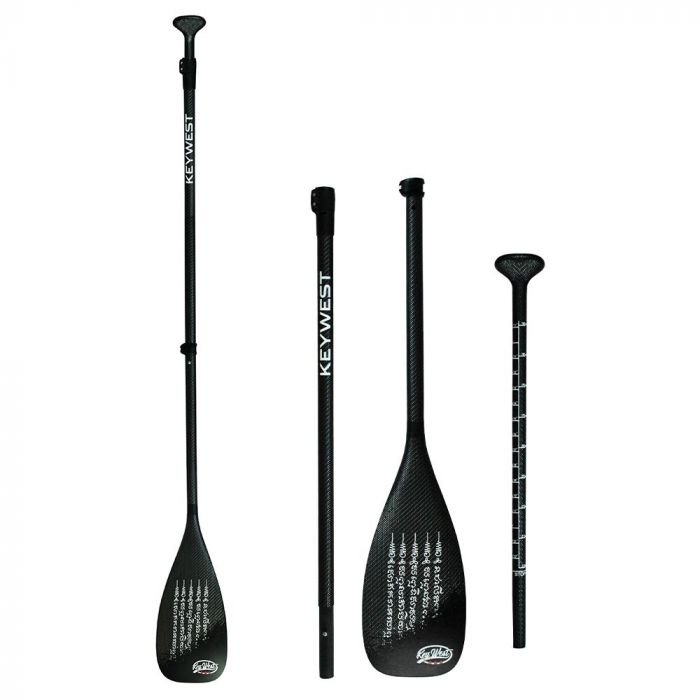 Key West Pagaie SUP 3 Parties 100% Carbone 3K Silvertex