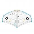 Duotone Unit SLS Concept Blue 2025 Aile de wingfoil
