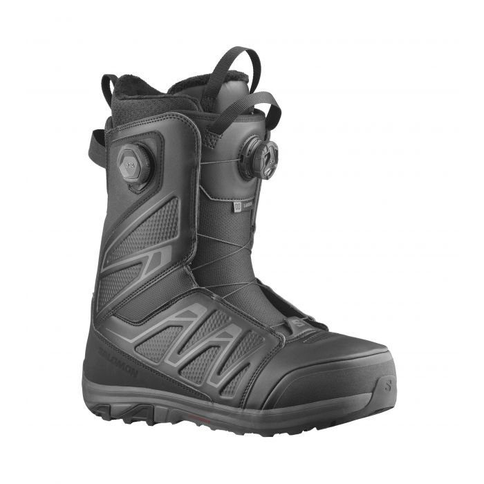Salomon Launch Boa Sj black 2025 chaussures de snowboard homme