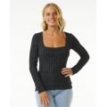 RIP CURL Open Neck Cosy T-shirt
