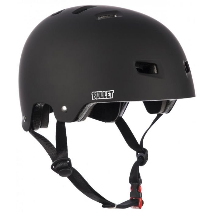 BULLET black matt casque de skateboard pour enfant 49-54 BULLET black matt casque de skateboard pour enfant 49-54