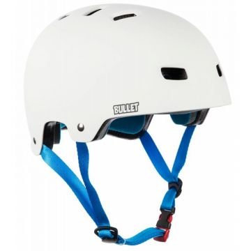 BULLET screaming hand white casque de skateboard 