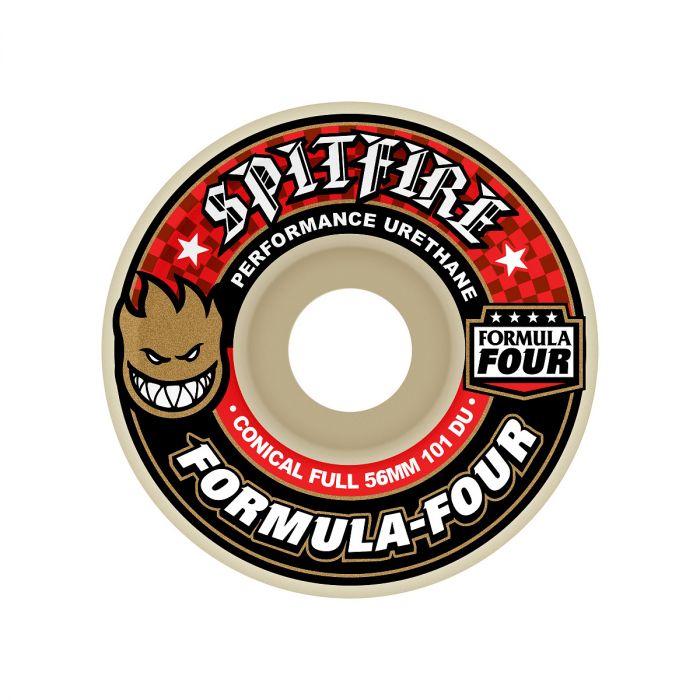 Spitfire Formula 4 56MM 101D Full Conical roues de skateboard (jeu de 4) Spitfire Formula 4 56MM 101D Full Conical roues de skateboard (jeu de 4)