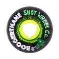 SNOT WHEEL CO Swampys Gator Clear Core Boogerthane 52mm 99a Clear Black roues de skateboard (jeu de 4)