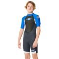 RIP CURL Omega Back Zip 2mm Shorty Néoprène Manches Longues pour enfant 
