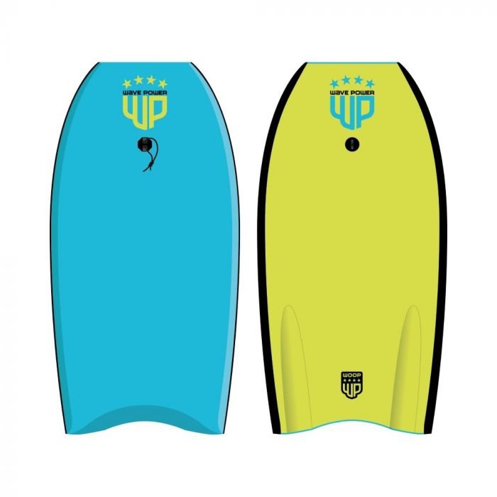 WAVE POWER Woop Boogie blue/lime 42" Planche de bodyboard