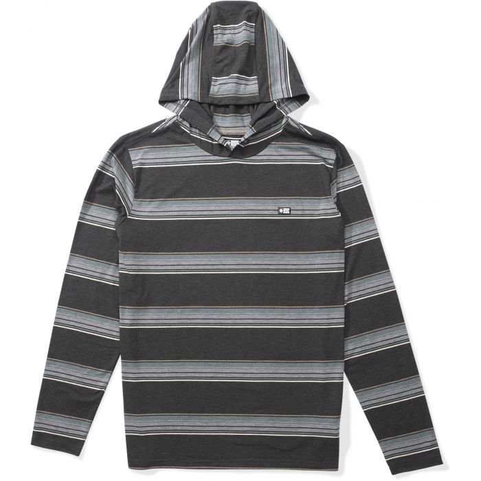 SALTY CREW Stacked Up Tech Tee Hood Lycra à capuche pour homme SALTY CREW Stacked Up Tech Tee Hood Lycra à capuche pour homme