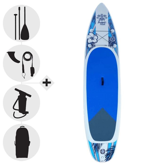 TROPIC PADDLE Hibiscus V2 11.0 Pack stand up paddle gonflable TROPIC PADDLE Hibiscus V2 11.0 Pack stand up paddle gonflable