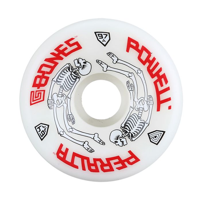 Powell peralta roues 64mm 97a g bones white2025 Powell peralta roues 64mm 97a g bones white2025