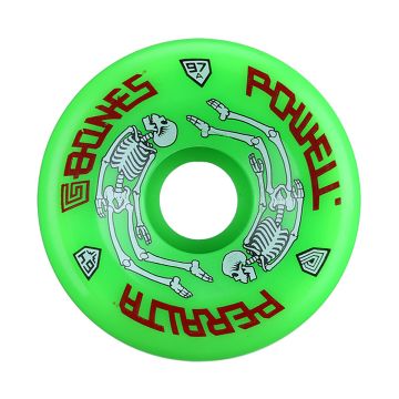 POWELL PERALTA roues G Bones 64mm 97a green roues de skateboard (jeu de 4)