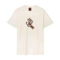Santa Cruz Burnt Bone Hand Unbleached Cotton t-shirt à manches courtes homme