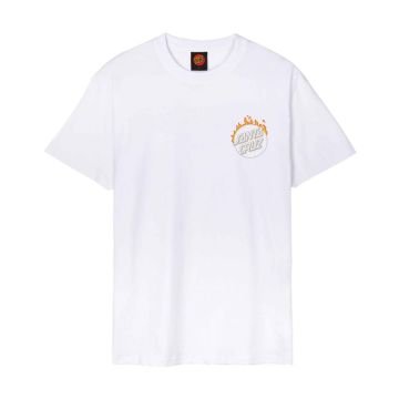Santa Cruz Burnt Opus Oversized White t-shirt à manches courtes homme