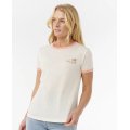 RIP CURL Swell Lines Ringer tshirt manches courtes femme RIP CURL Swell Lines Ringer tshirt manches courtes femme
