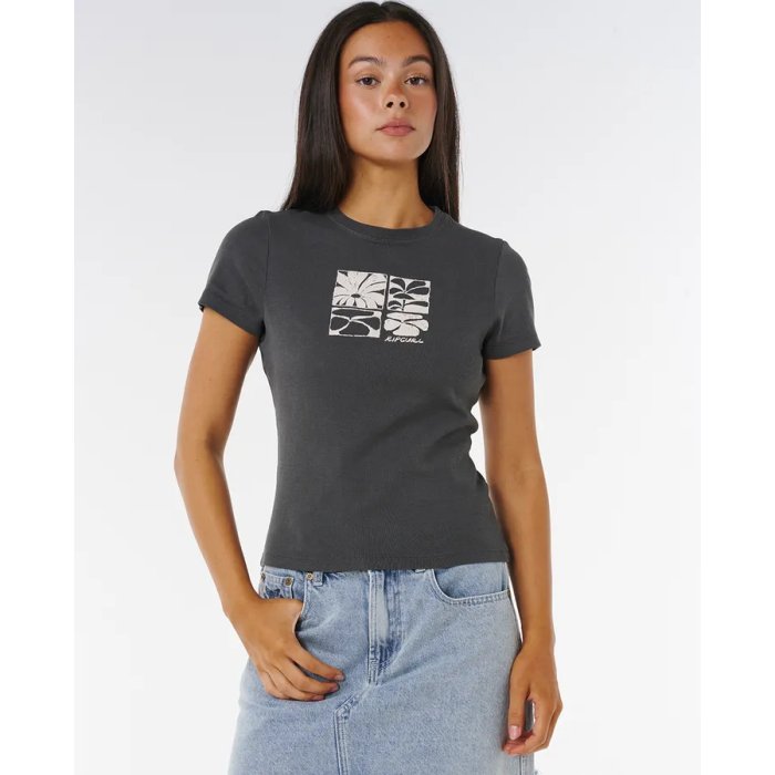RIP CURL&nbsp;Oceanic&nbsp;Fitted&nbsp;tshirt manches courtes femme&nbsp;&nbsp;