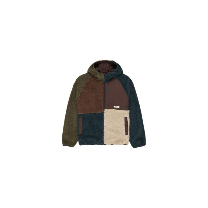 ELEMENT Wolfe Sherpa polaire à zip et capuche homme ELEMENT Wolfe Sherpa polaire à zip et capuche homme