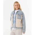 RIP CURL Cruisin Sherpa Denim Jacket veste femme RIP CURL Cruisin Sherpa Denim Jacket veste femme