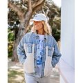 RIP CURL Cruisin Sherpa Denim Jacket veste femme RIP CURL Cruisin Sherpa Denim Jacket veste femme