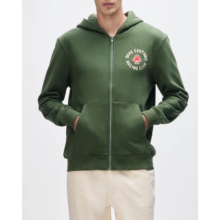 DEUS Basto Zip Hoodie sweatshirt à capuche zippé pour homme DEUS Basto Zip Hoodie sweatshirt à capuche zippé pour homme