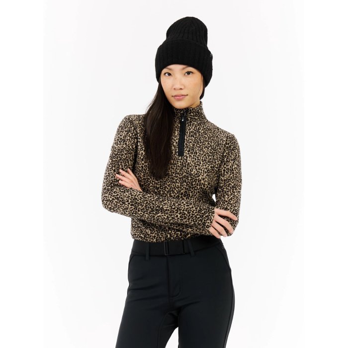 Protest Prtrefuzzy 1/4 zip active top sous-pull femme Protest Prtrefuzzy 1/4 zip active top sous-pull femme