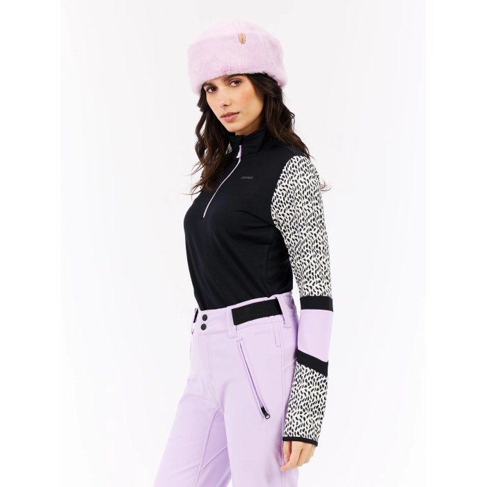 Protest Prtnynke 1/4 zip active top sous-pull femme Protest Prtnynke 1/4 zip active top sous-pull femme