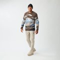 Picture Gibow Knit Sweater Pullover en maille jacquard pour homme