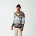 Picture Gibow Knit Sweater Pullover en maille jacquard pour homme