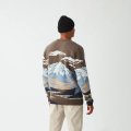 Picture Gibow Knit Sweater Pullover en maille jacquard pour homme