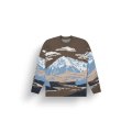 Picture Gibow Knit Sweater Pullover en maille jacquard pour homme