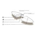 PRISM SURFBOARDS Egg 6.6 Essential Series FCS 2 Planche de surf