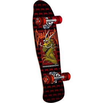 POWEL PERALTA Cab Dragon Mini Black Red 8.00 x 29.5 Cruiser complet