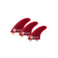 NORTHCORE Slice Ultra Light Hex Core - S5 Red ailerons de surf